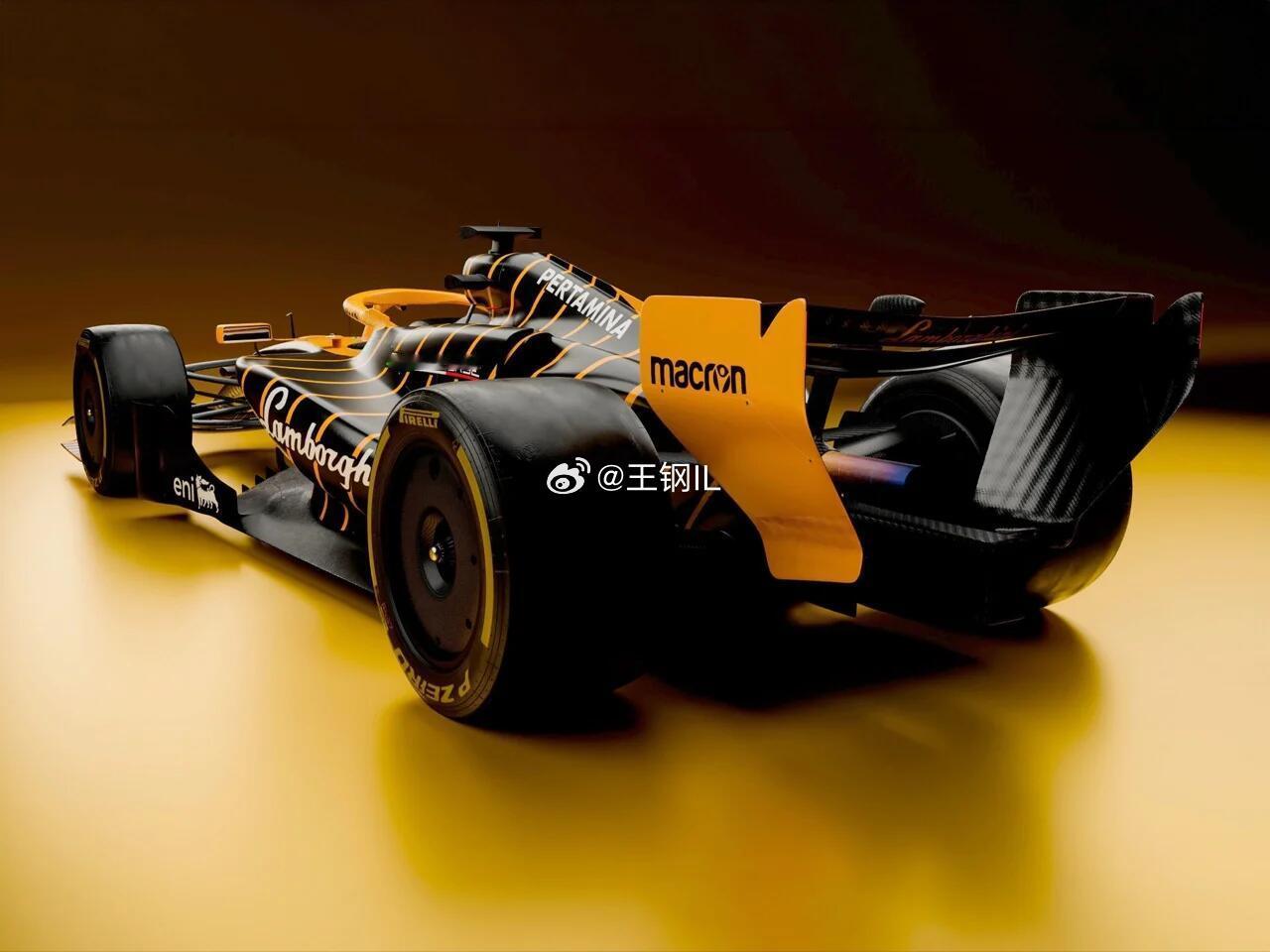 2026款兰博基尼F1涂装罗德里格斯的概念车将2026年规格的F1赛车包裹在Ar