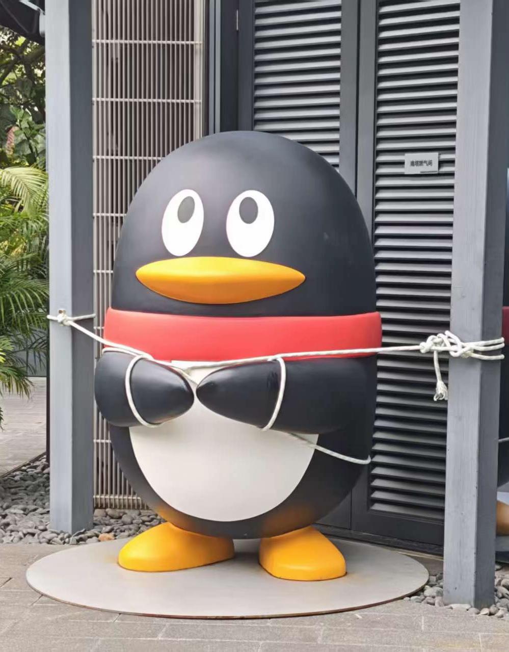 台风前的企鹅也太搞笑了哈哈哈哈哈哈。