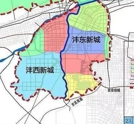 其实我认为近几年沣西新城的建设要好于沣东新城。这里首先必须把能源金贸区的两个片区