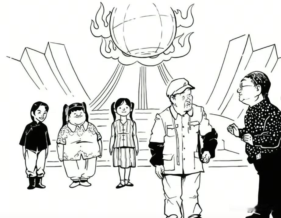 你们知道漫画中的人物是谁吗？知道他们在讨论什么吗？