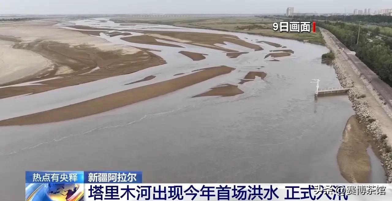 沙漠发洪水？塔克拉玛干这场"反常识"一幕，别光看热闹沙漠里发洪水，听着像段子，