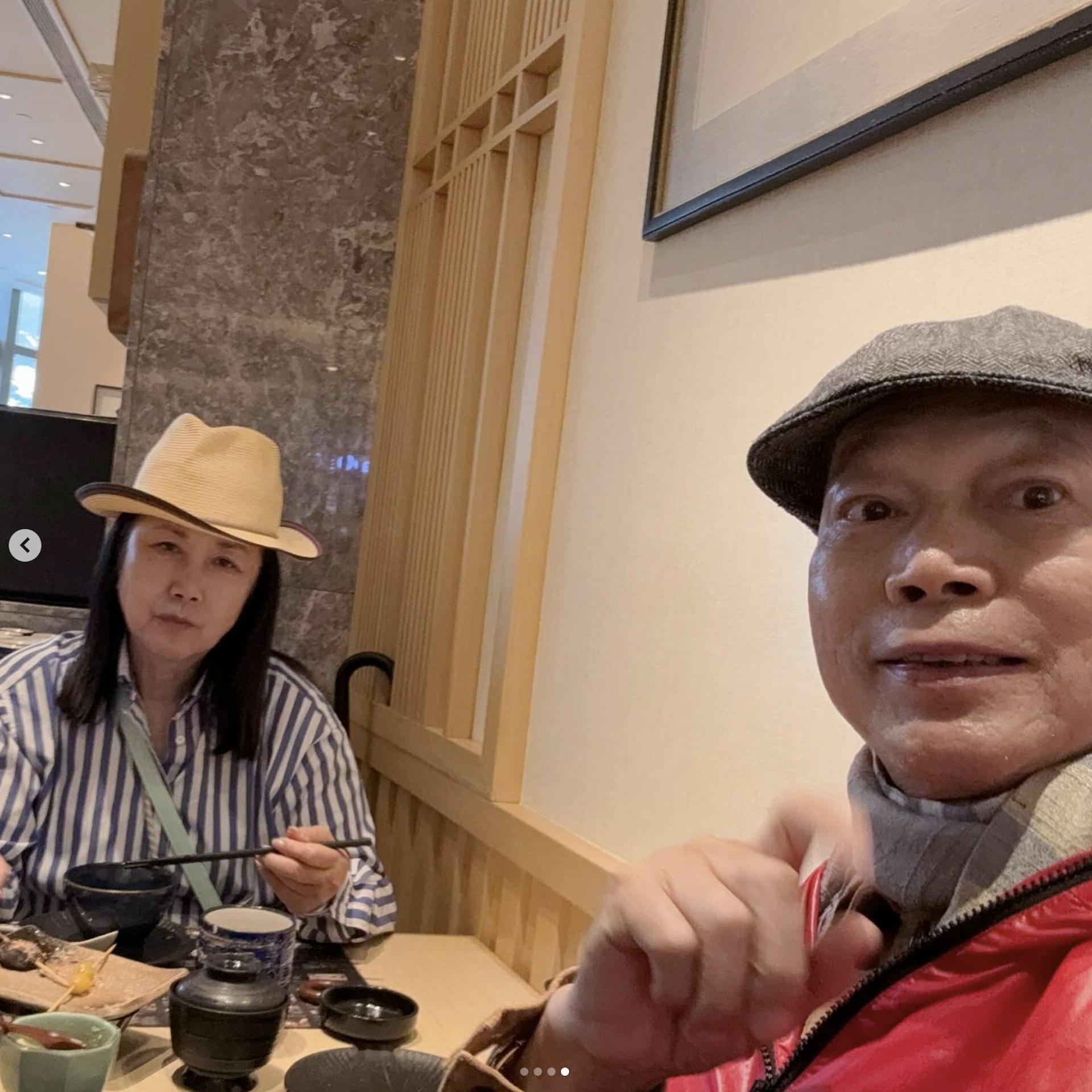 “阿姐”汪明荃表情好评，是不是还在怪罗家英访问中“乱说话”啊。​​​​