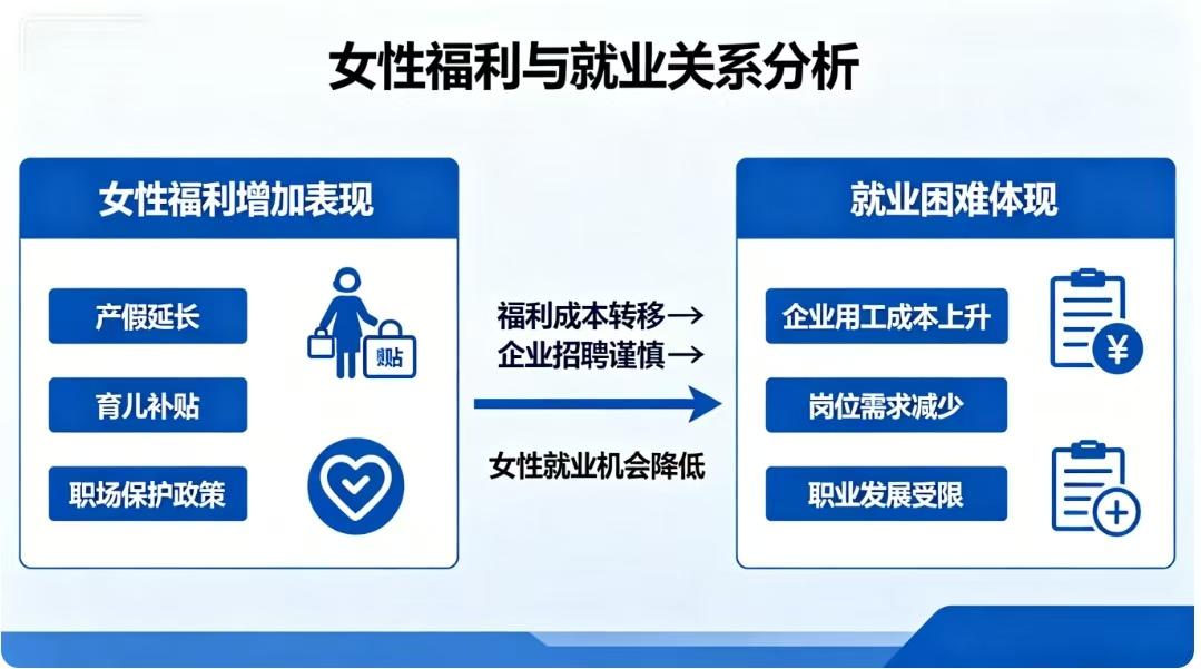 为什么国家给女性的福利越多，女性就业就越困难？大家发现没有，国家对女性越来越照