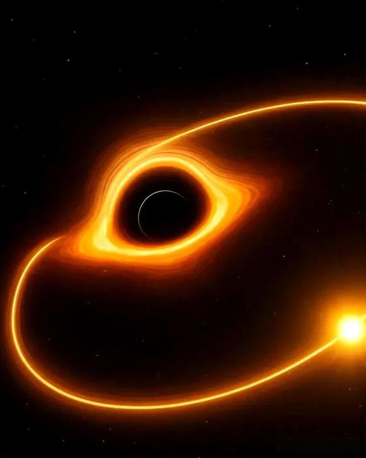 天文学家发现了已知速度最快的恒星S4714，它绕银河系超大质量黑洞人马座A*.
