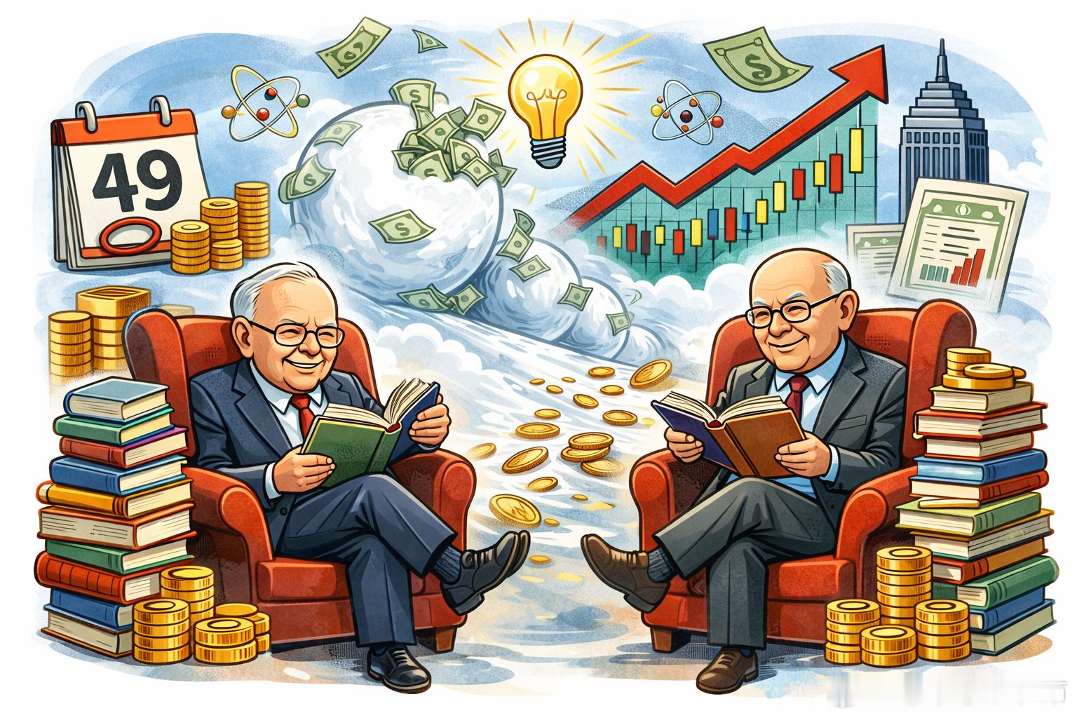 老牛的子夜沉思知识复利才是最硬的护城河：巴菲特和芒格把读书变成“滚雪球”的终身