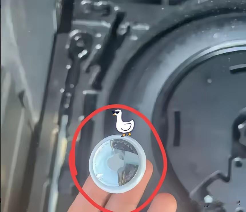 广东，一名女子在洗车的时候，无意间在备胎槽里发现了一个异物，她拿出来一看，发现竟