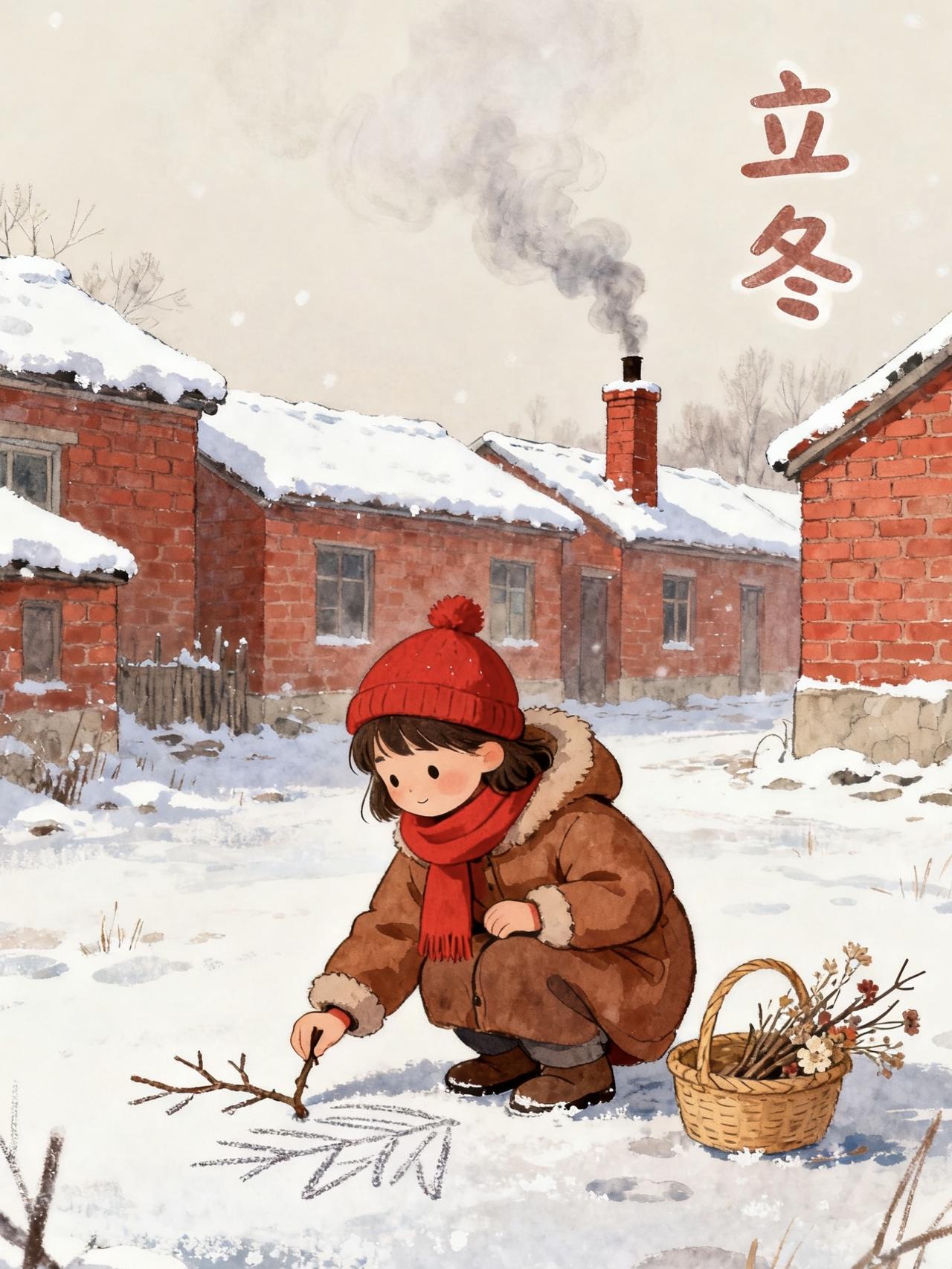 通知来啦！明天下午12时3分48秒，咱们就要迎来立冬啦！老祖宗留下的节