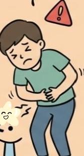 一位爸爸突然肚子难受要上厕所，谁知女儿刚刚蹲完厕所出来，一把就把厕所门给堵住，还