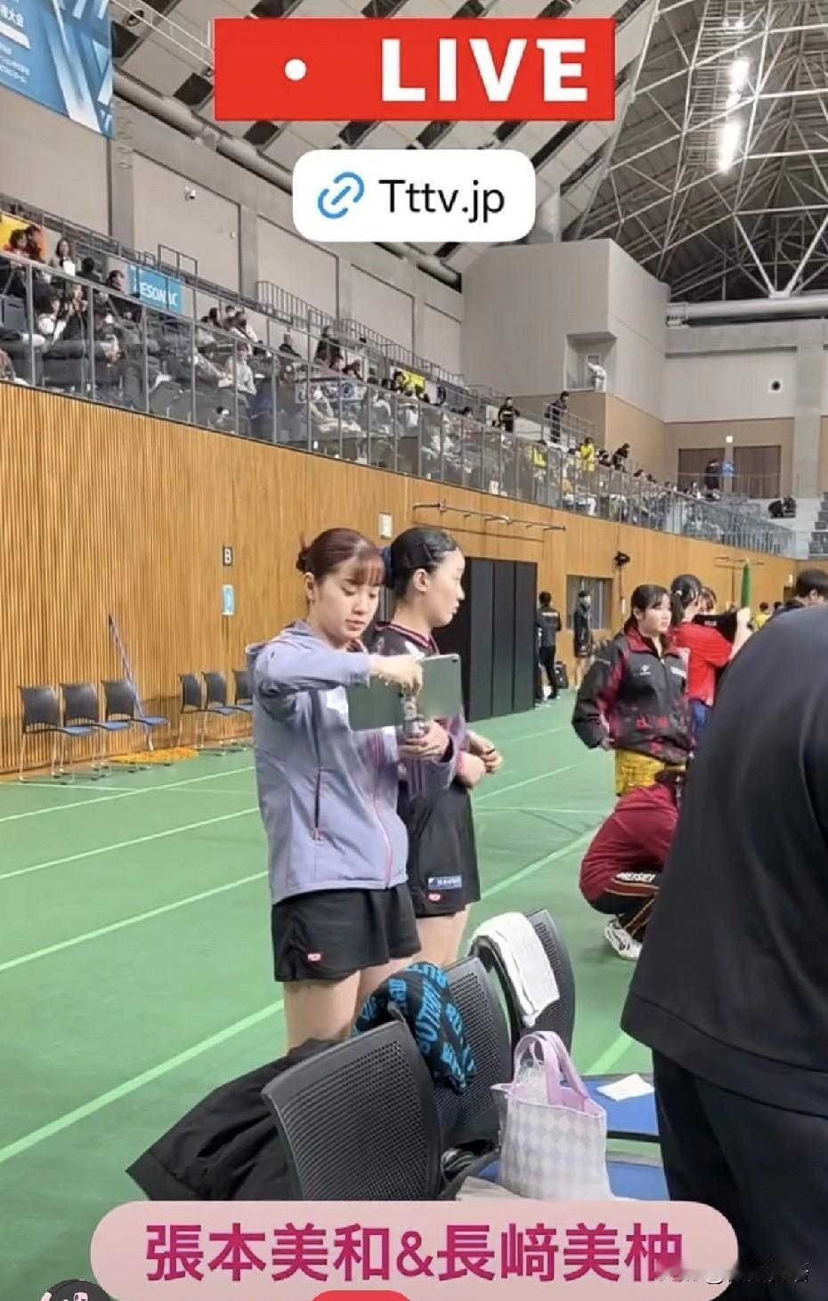 全日锦双打的比赛开始了，日乒主力选手又开始忙起来了，张本美和跟长崎美柚配女双，在