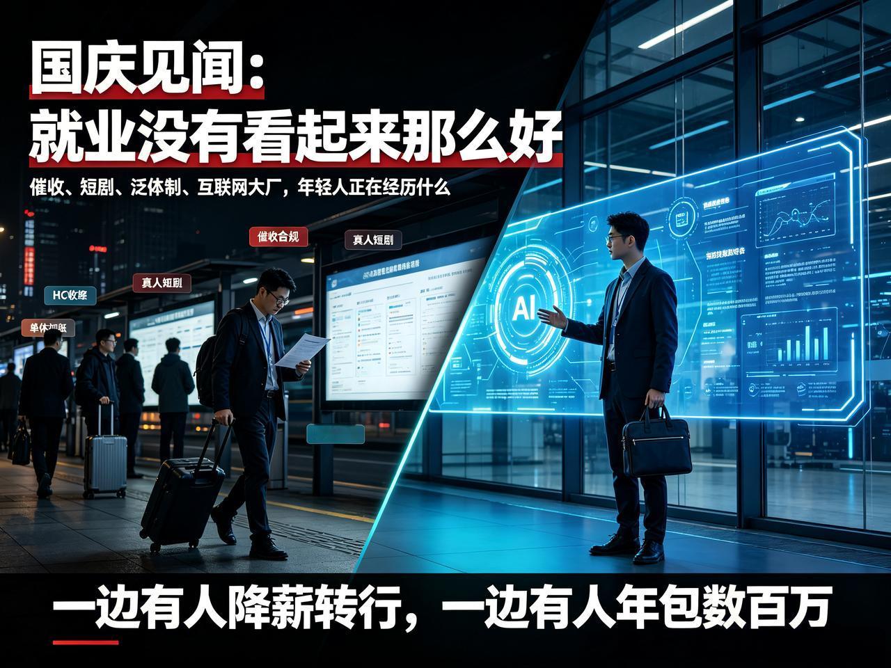 为什么2026年的国庆情况使我感觉中国经济就业都十分的好？啊。说实话，这个国