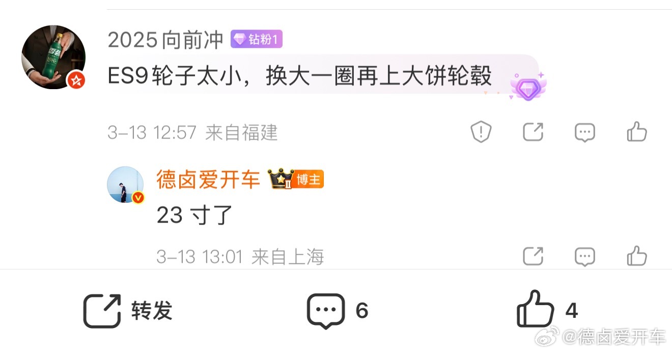 哈哈哈果然，细心的人还是发现了。但是这已经是23寸了在这个车身下，确实2