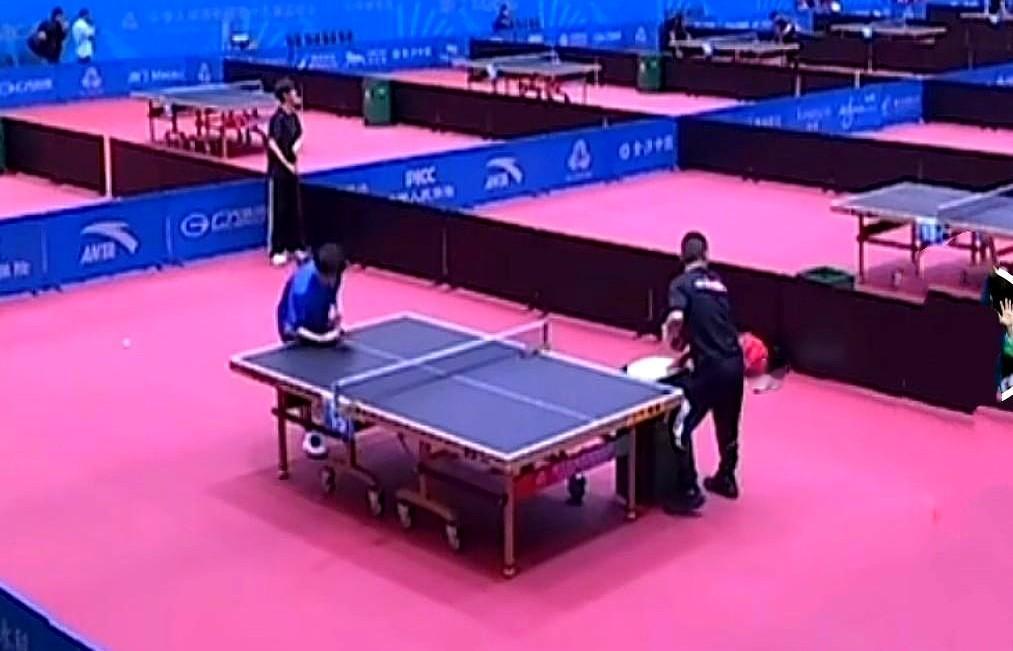 全运会乒乓球单打半决赛前，林诗栋的备战细节藏都藏不住！11月14日休赛日，他没团