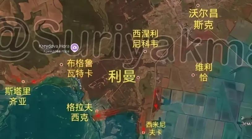 俄军在哈尔科夫北线的缓冲区持续扩张。截至1月22日，俄军在哈尔科夫北线的缓冲区又