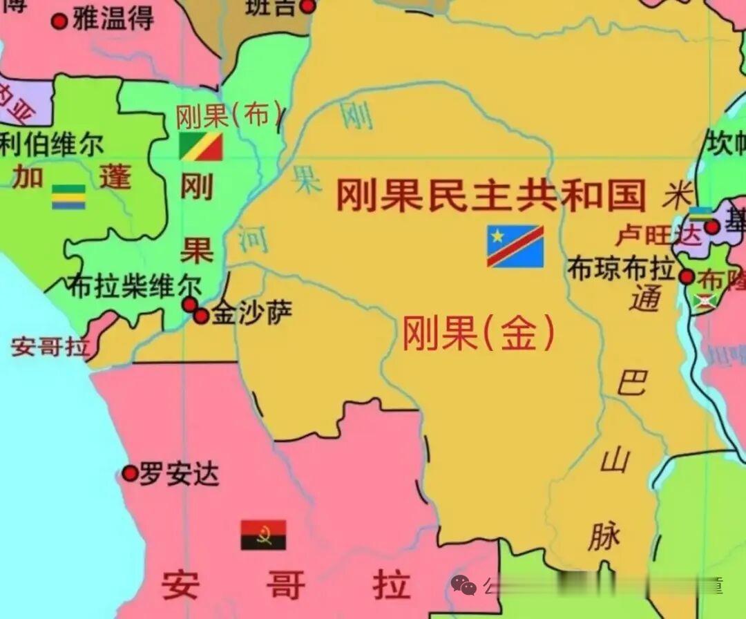 两个刚果如何区别同名不同命！刚果金VS刚果布，一字之差，天差地别在非洲