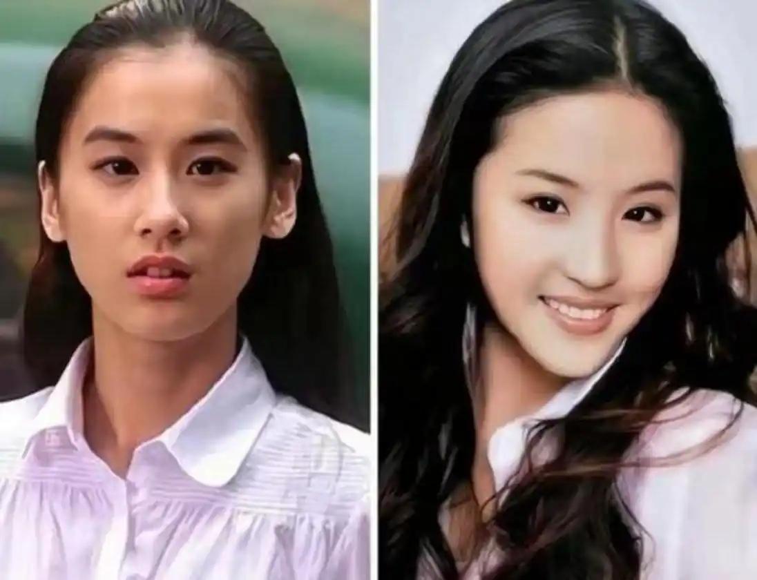 黄圣依和刘亦菲的气质相似、外型神似，甚至因此曾闹出过刘亦菲是“小黄圣依”的乌龙。