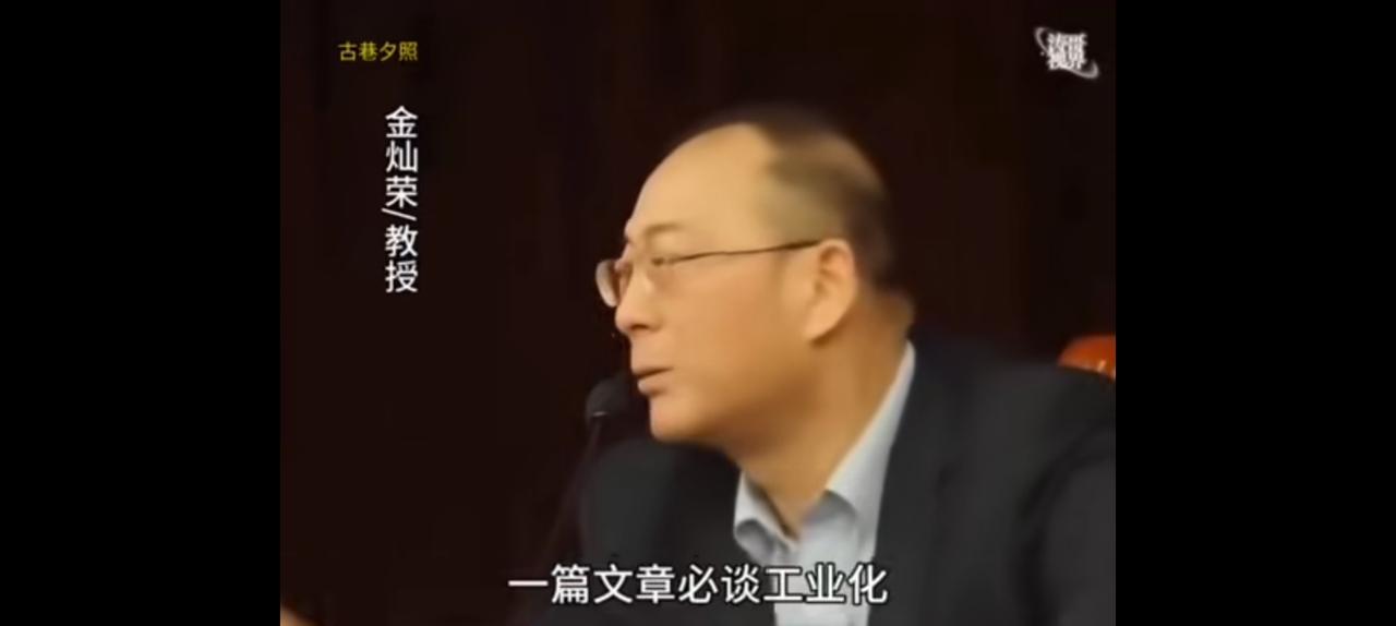 无需心酸，用一代人的努力换取未来。金灿荣教授说，毛主席是中国工业化之父。当