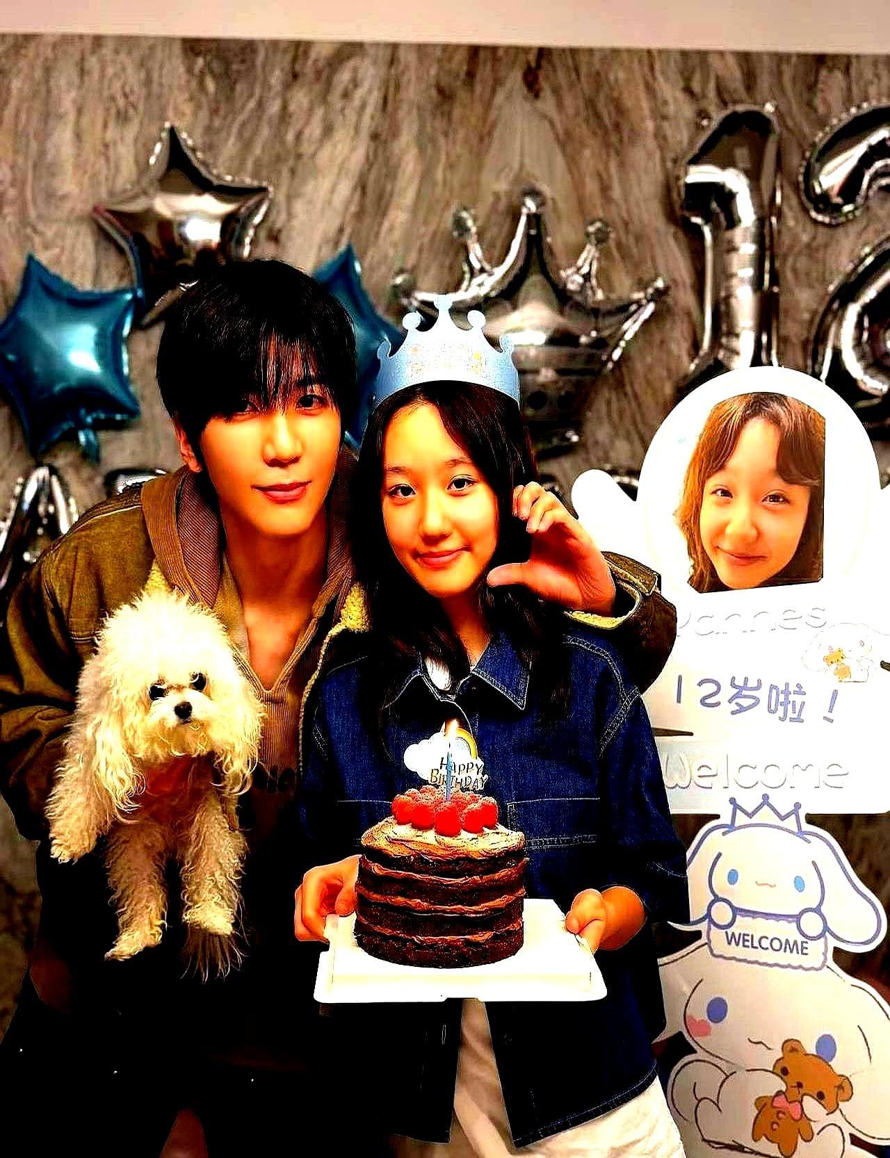 洪欣的基因有多“霸道”？硬生生把同母异父的兄妹，生成了一对龙凤胎。儿子张镐