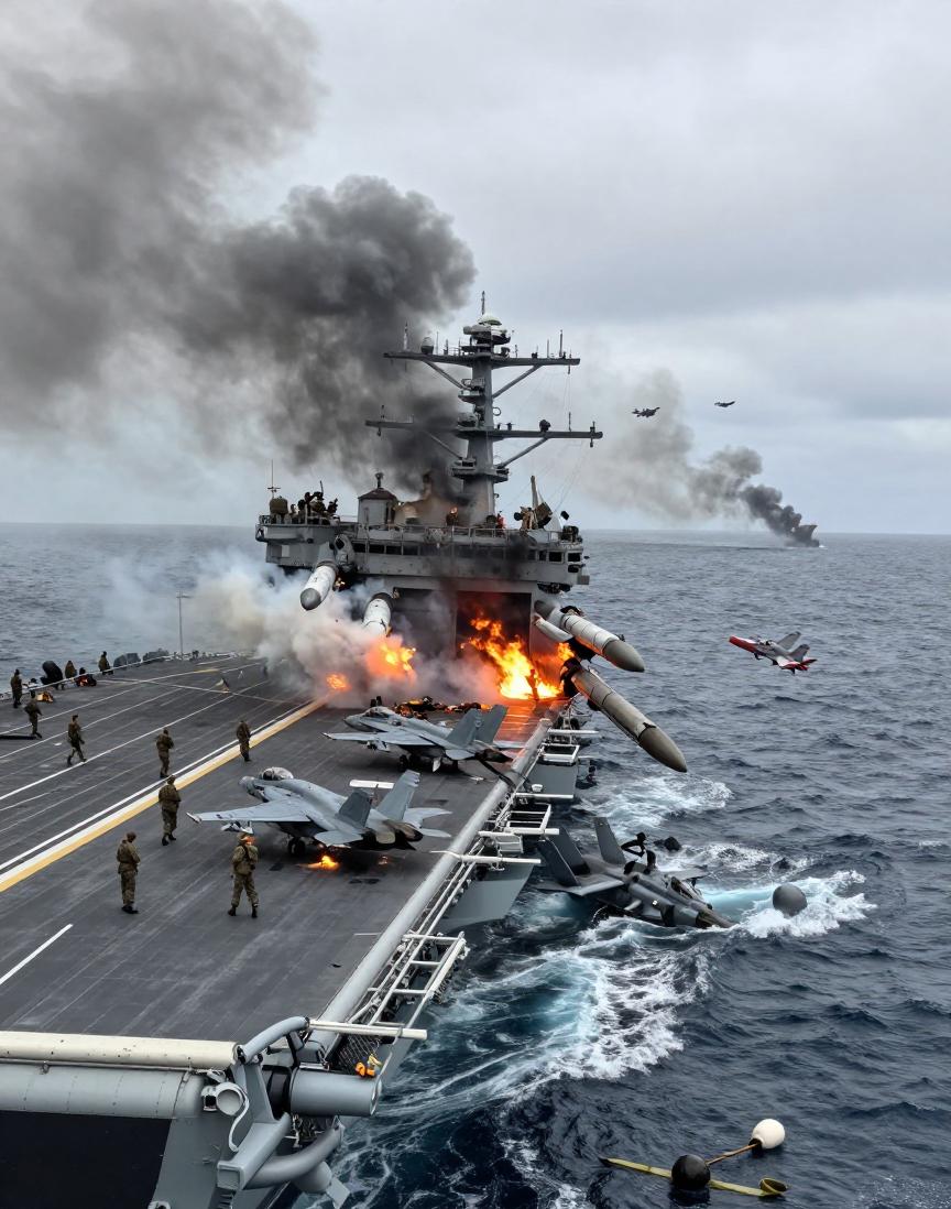 这一回，林肯号是真的被撵着跑了。央视新闻3月3日那则消息，虽然字数不多，信息