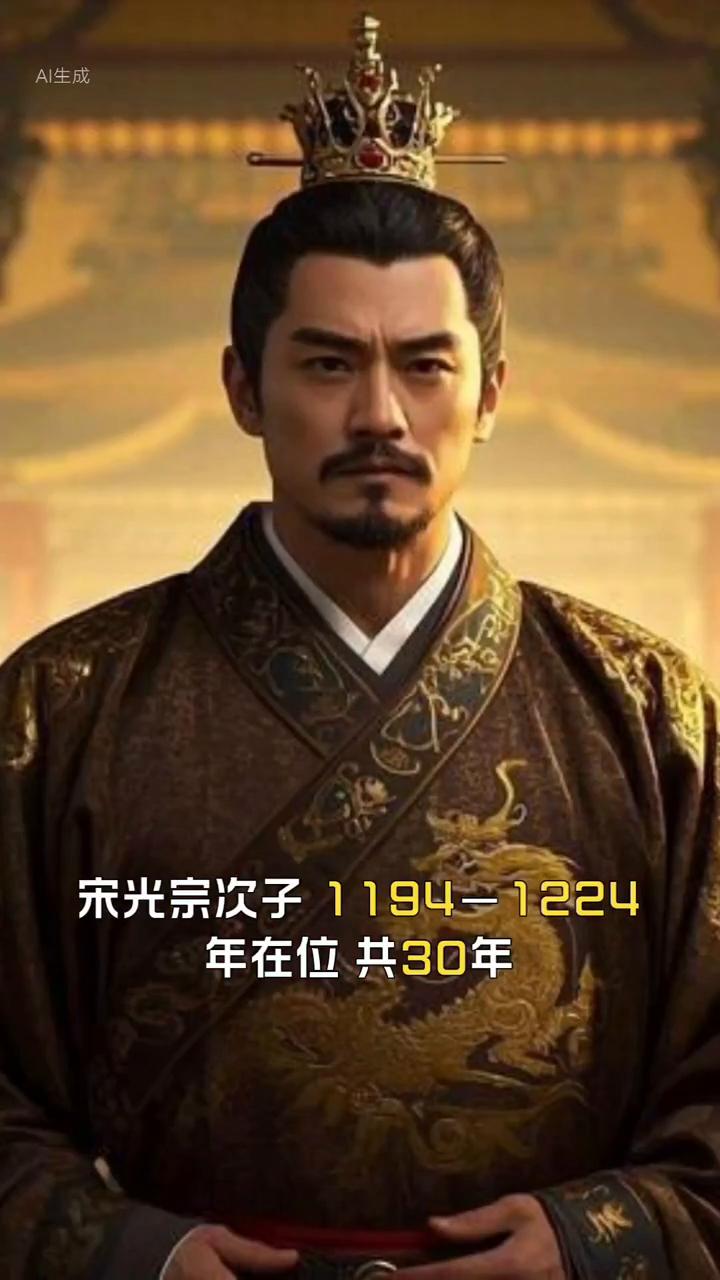 南宋皇帝(4)：宋宁宗赵佗。宋宁宗赵佗，118-1224，南宋第四位皇帝。宋光