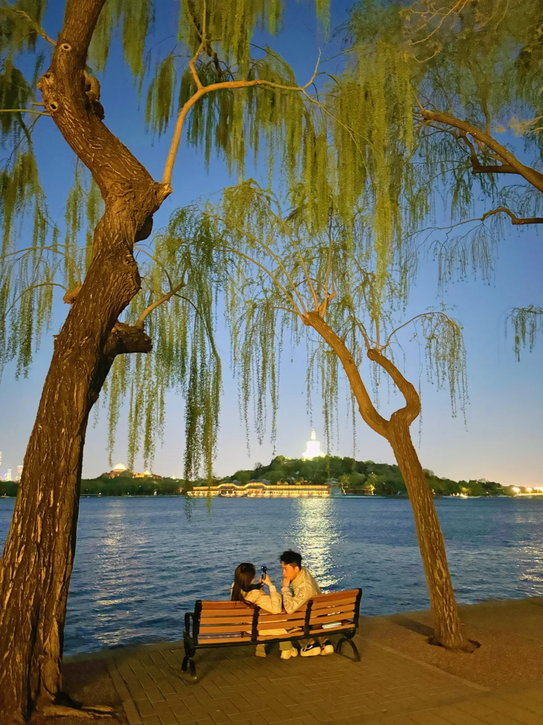 四月份限定❗北海公园蓝调是中式美学天花板