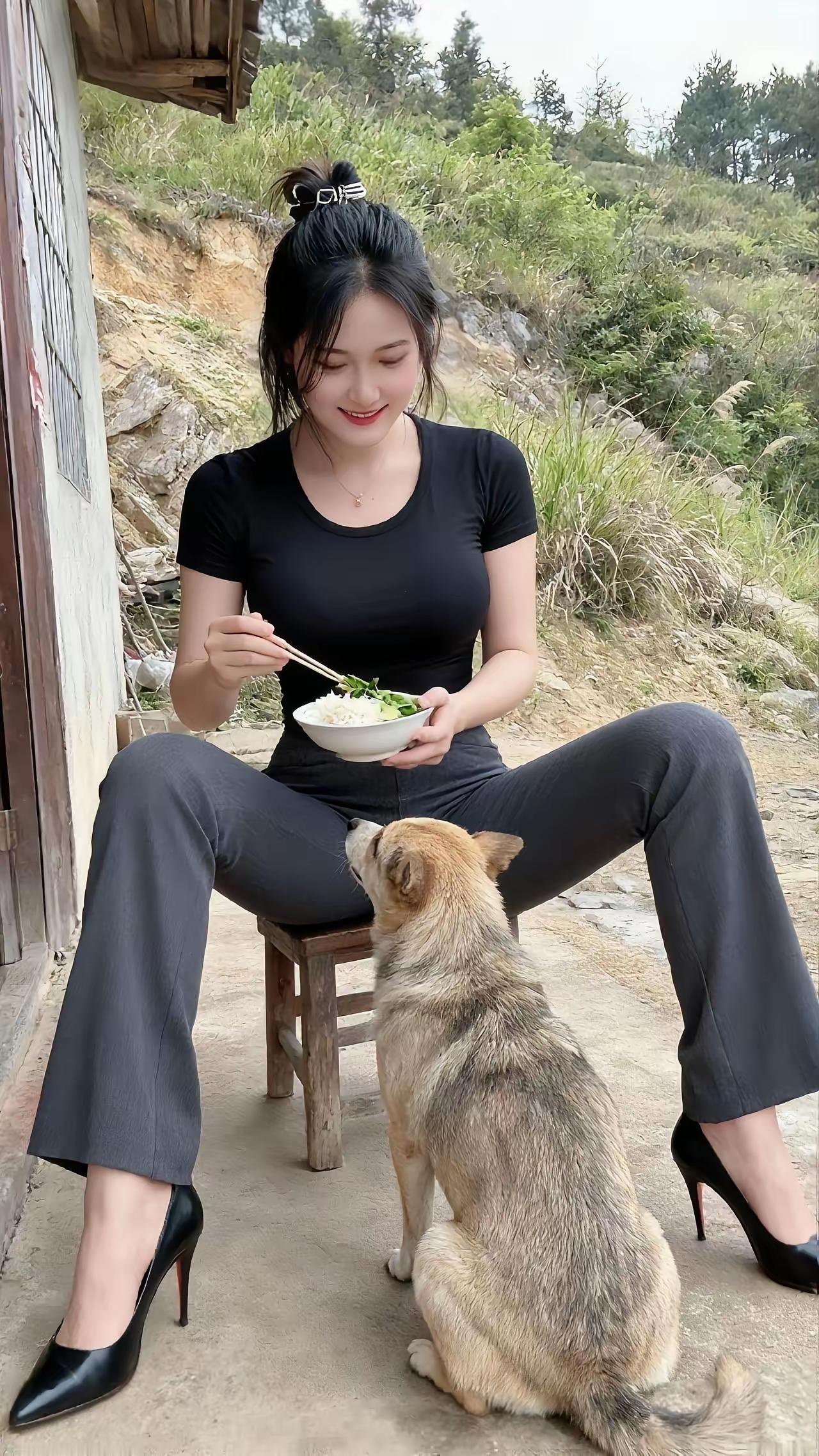 小狗莫挡道，走开！好狗不挡道，自觉点！