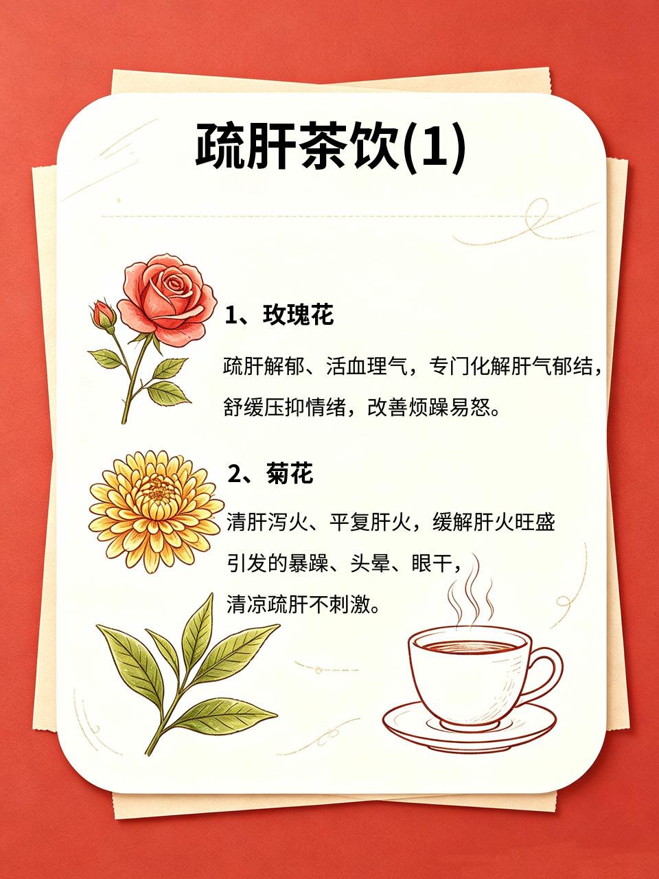 肝郁爱生气？日常喝疏肝茶饮，平复情绪睡得安稳情绪差、爱发脾气、经常胸闷叹气、睡