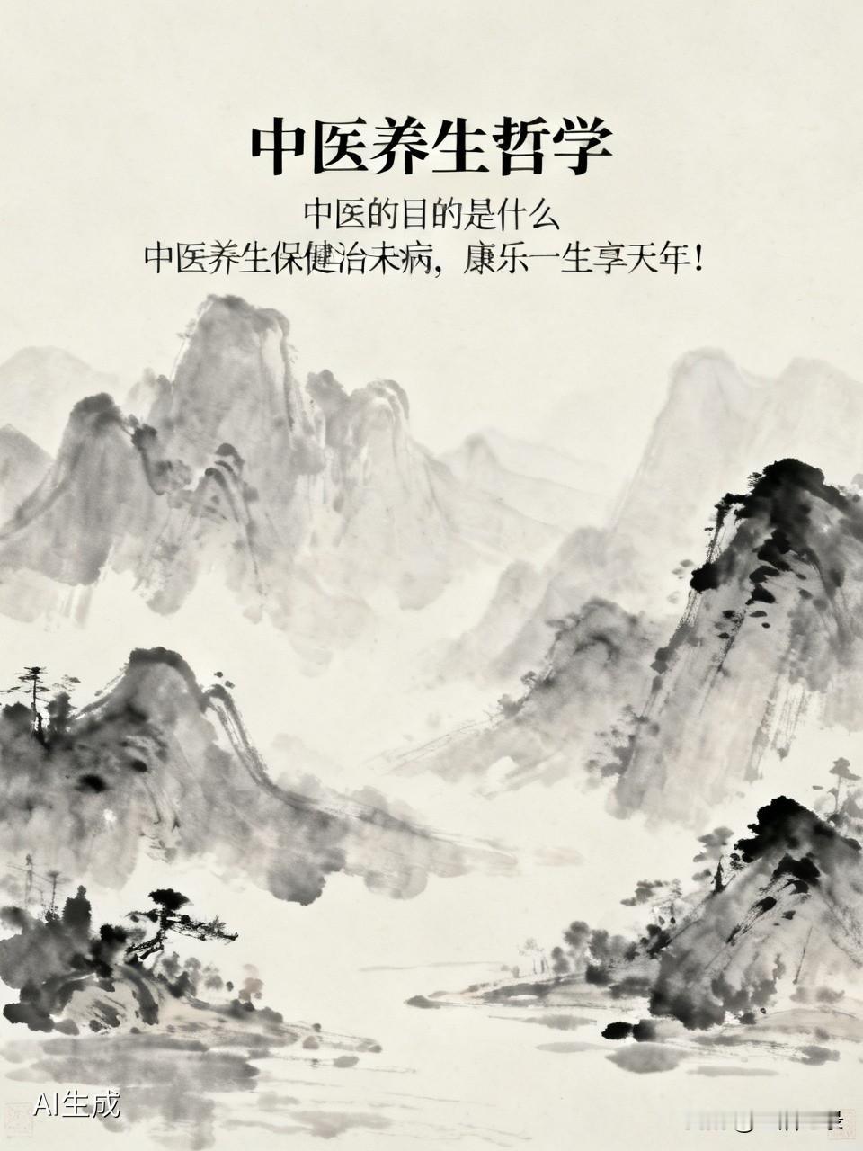 中医的目的啊，在我看来，就是让人健康快乐地生活。中医讲究养生保健、治未病，这就好