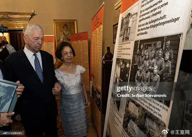 塞尔维亚王室12月2日，塞尔维亚末代王储亚历山大和王储妃凯瑟琳在塞尔维亚贝尔格