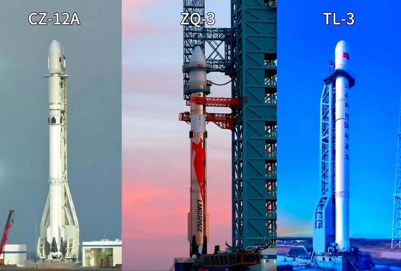 三发可重复使用火箭齐聚酒泉，可算得上年度盛景了。各家都准备、打磨了好几年，是该拉