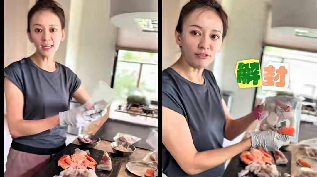 43岁的陈意涵最近生图曝光，让不少网友直呼认不出！曾经的元气少女如今面部状态引发