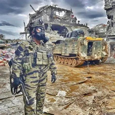 马拉维之战中的菲律宾特种部队士兵