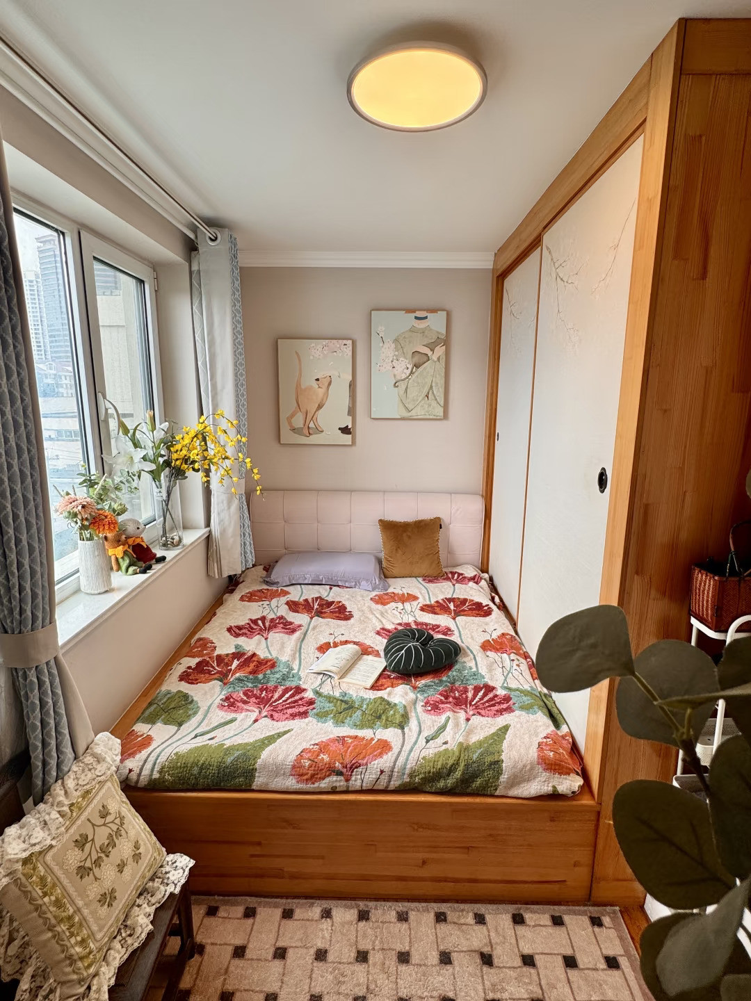 阴天10:30✨只想躺在这半包围的榻榻米卧室里
