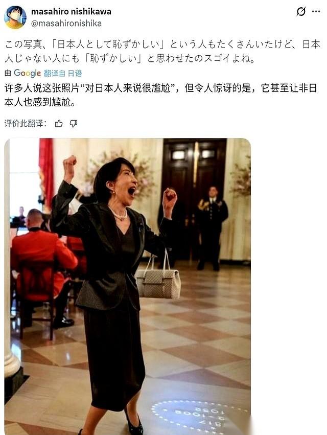 高市早苗一张白宫照片，在日本炸了。照片是美国人放出来的，特朗普站在她旁边，双手