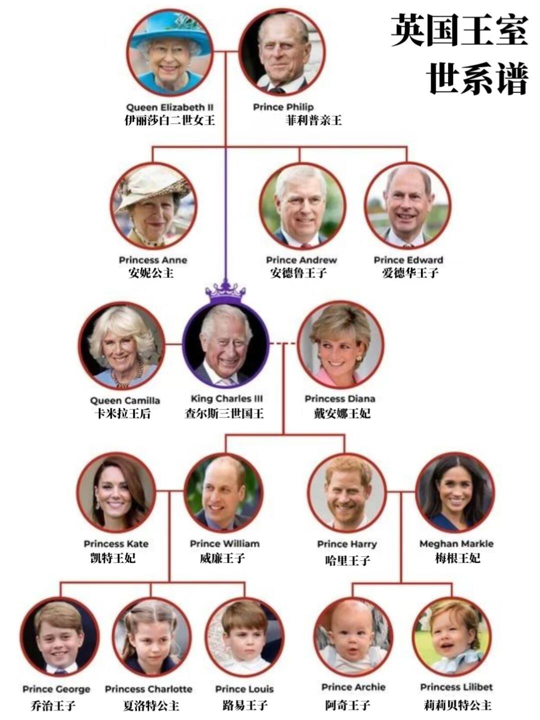 👑英国王室家谱整理：两张图看懂温莎王朝||🇬🇧这张家谱从维多利亚女王开始的