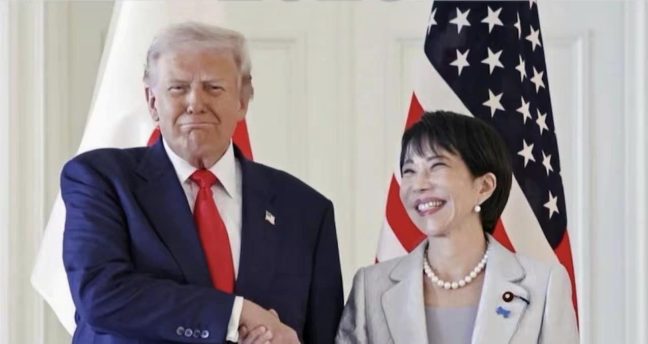 与日韩元首见面,特朗普趾高气扬。与中方见面,特朗普会后亲自送到专车旁。会晤结束