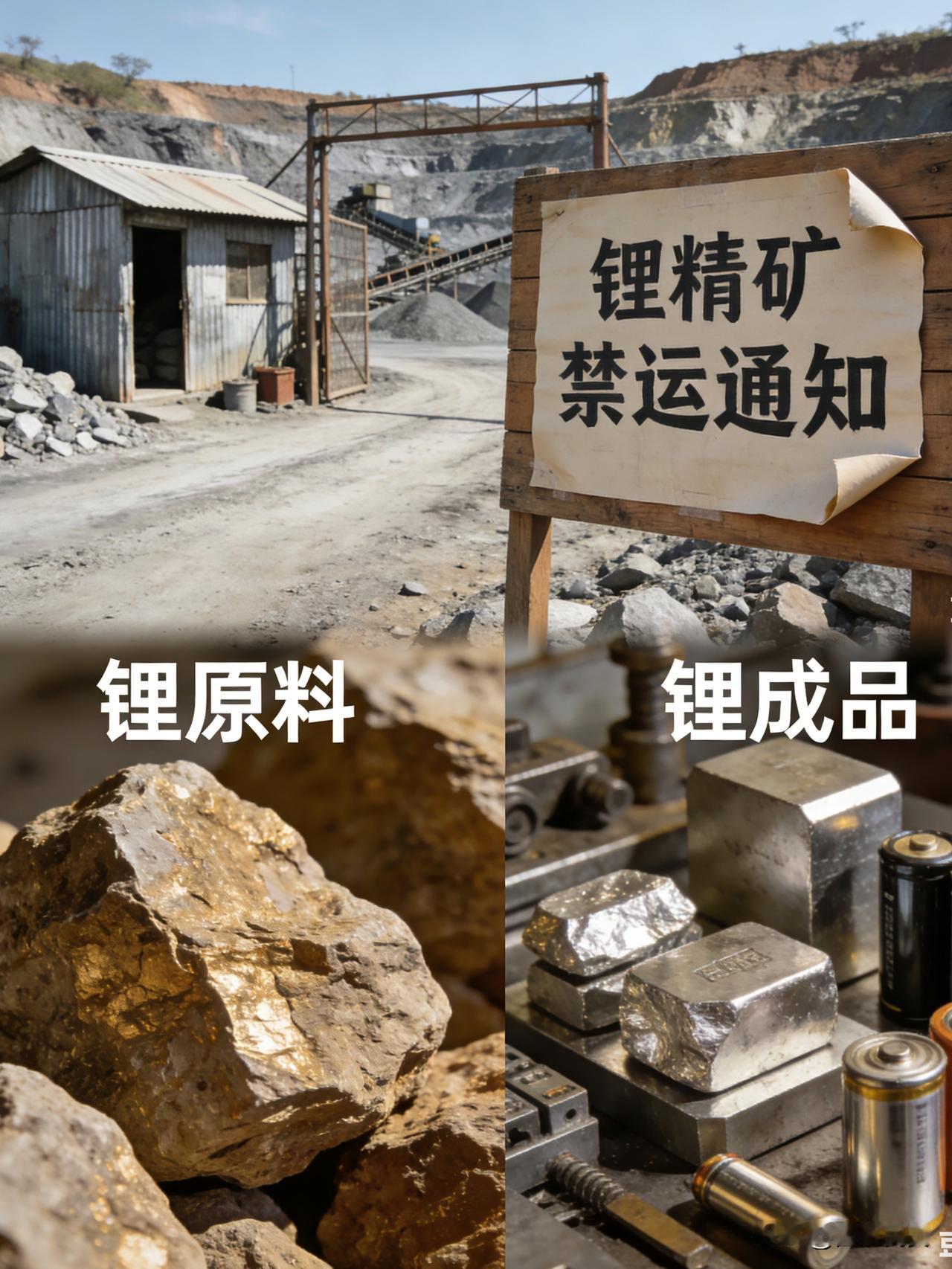 津巴布韦暂停出口锂精矿和原矿突然提前禁运锂原矿与精矿，不再只卖原料，倒逼外资建本