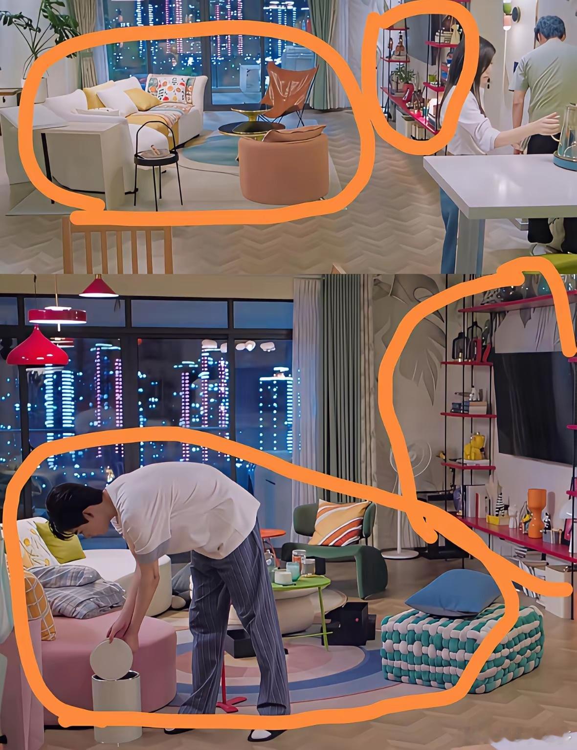 《狙击蝴蝶》的细节做的真好啊！岑矜多年前的家跟多年后的家从地毯，沙发，桌子，摆件