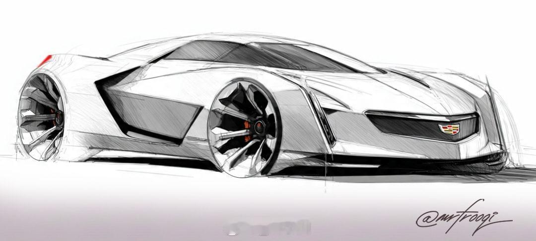 凯迪拉克凯迪拉克跑车设计图民间设计师作品！凯迪拉克跑车设计图，大家觉得怎么样