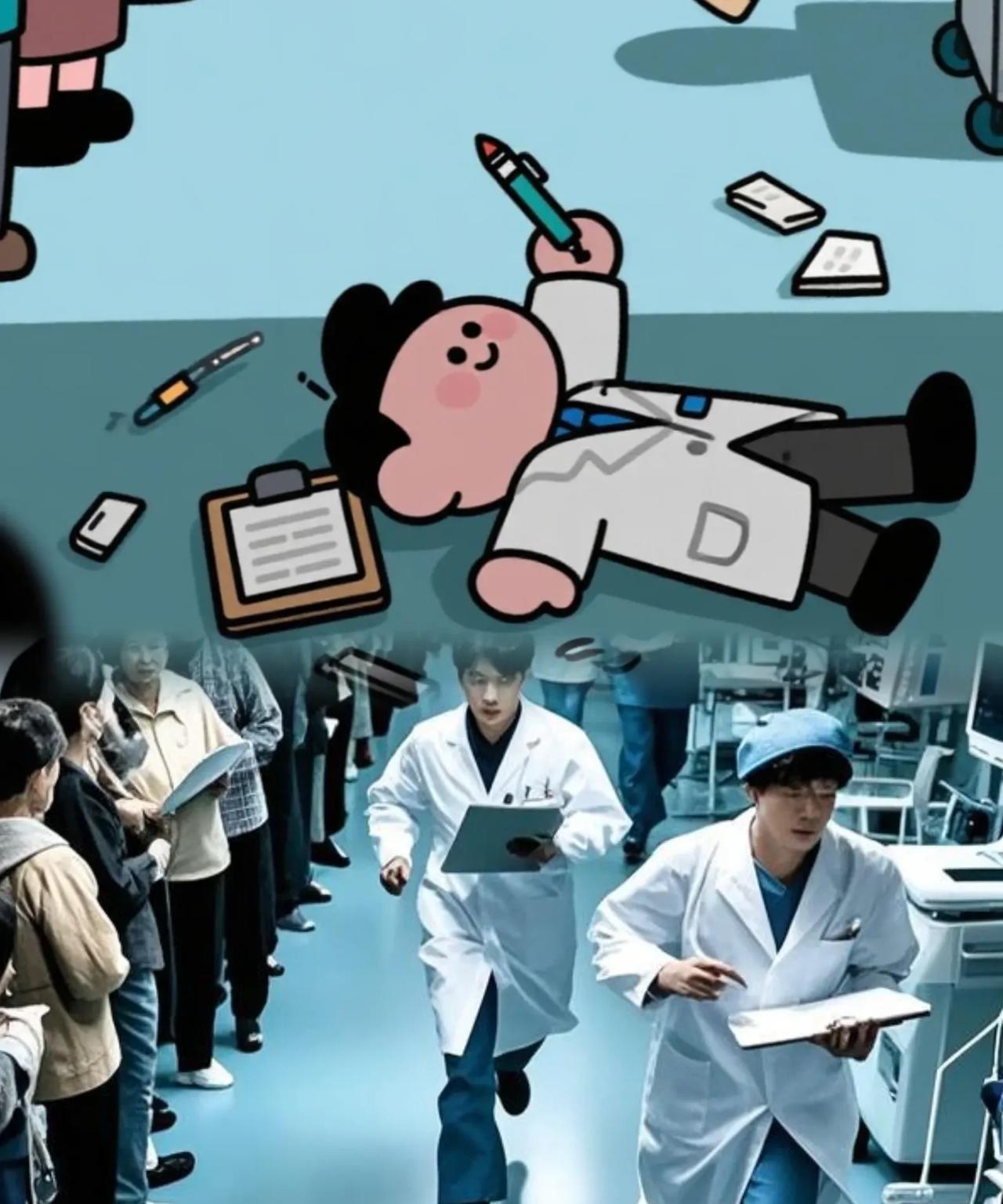 哎，市中心医院近几日闹出大动静了——一个25到28岁的男医生，被患者家属一刀捅到