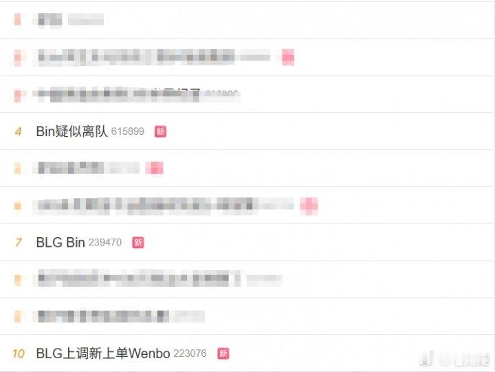 这就是Bin哥的热度啊🔥LPL开赛三周热搜0次，Bin出事直接上三个LPL第