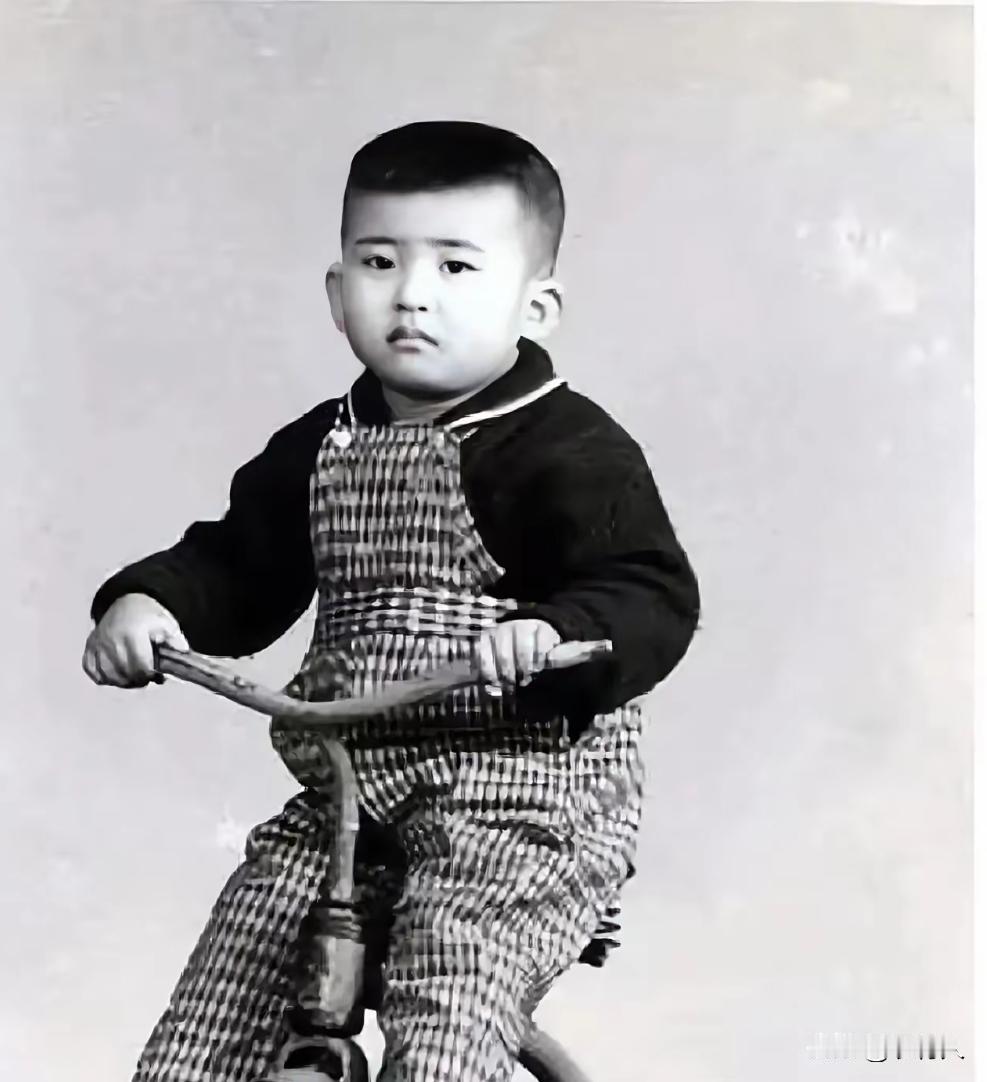 60年代，刘欢童年一张罕见的留影。五官和现在相差不大，看起来非常呆萌可爱。刘欢