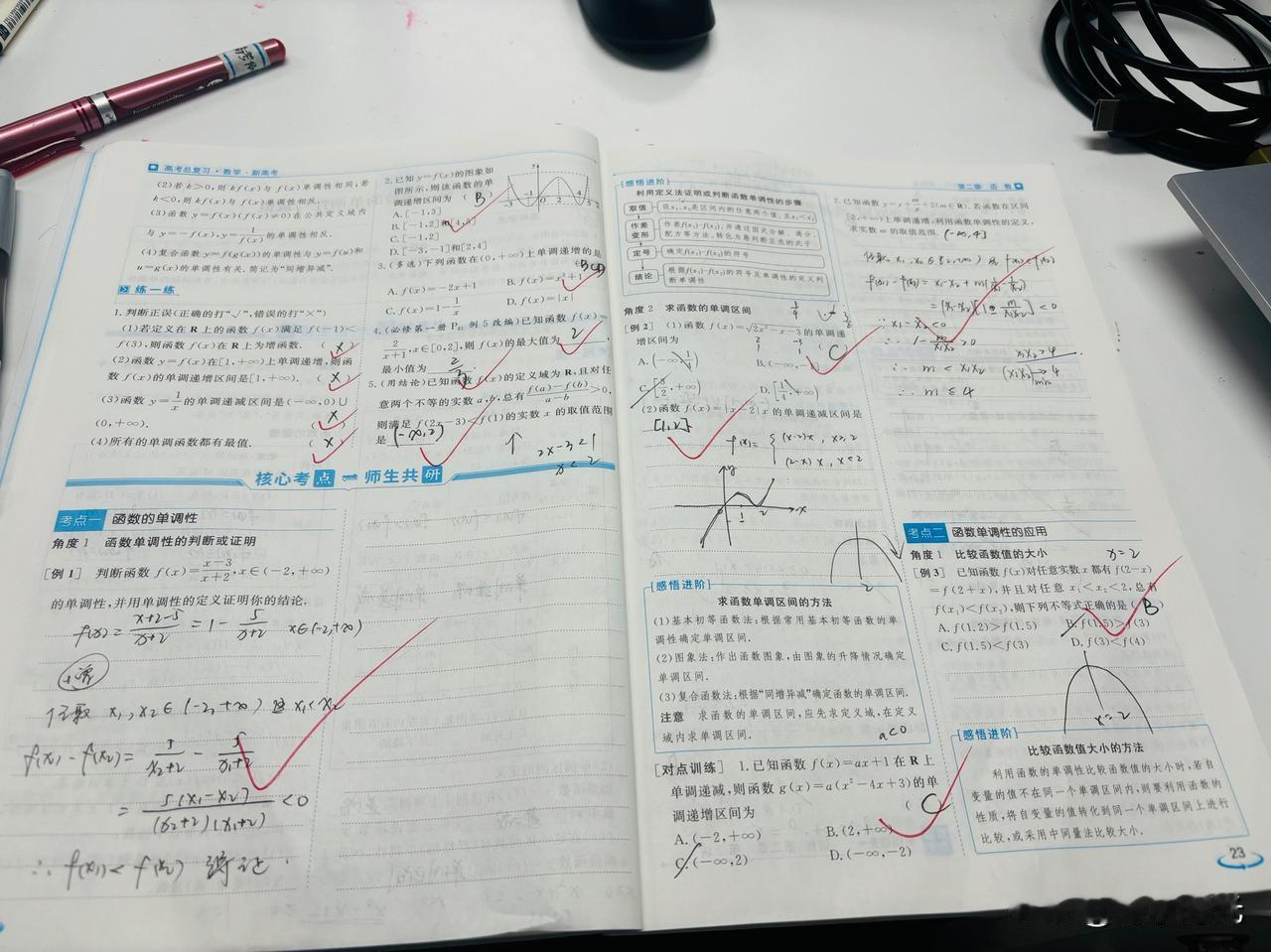 函数单调性初步备课结束