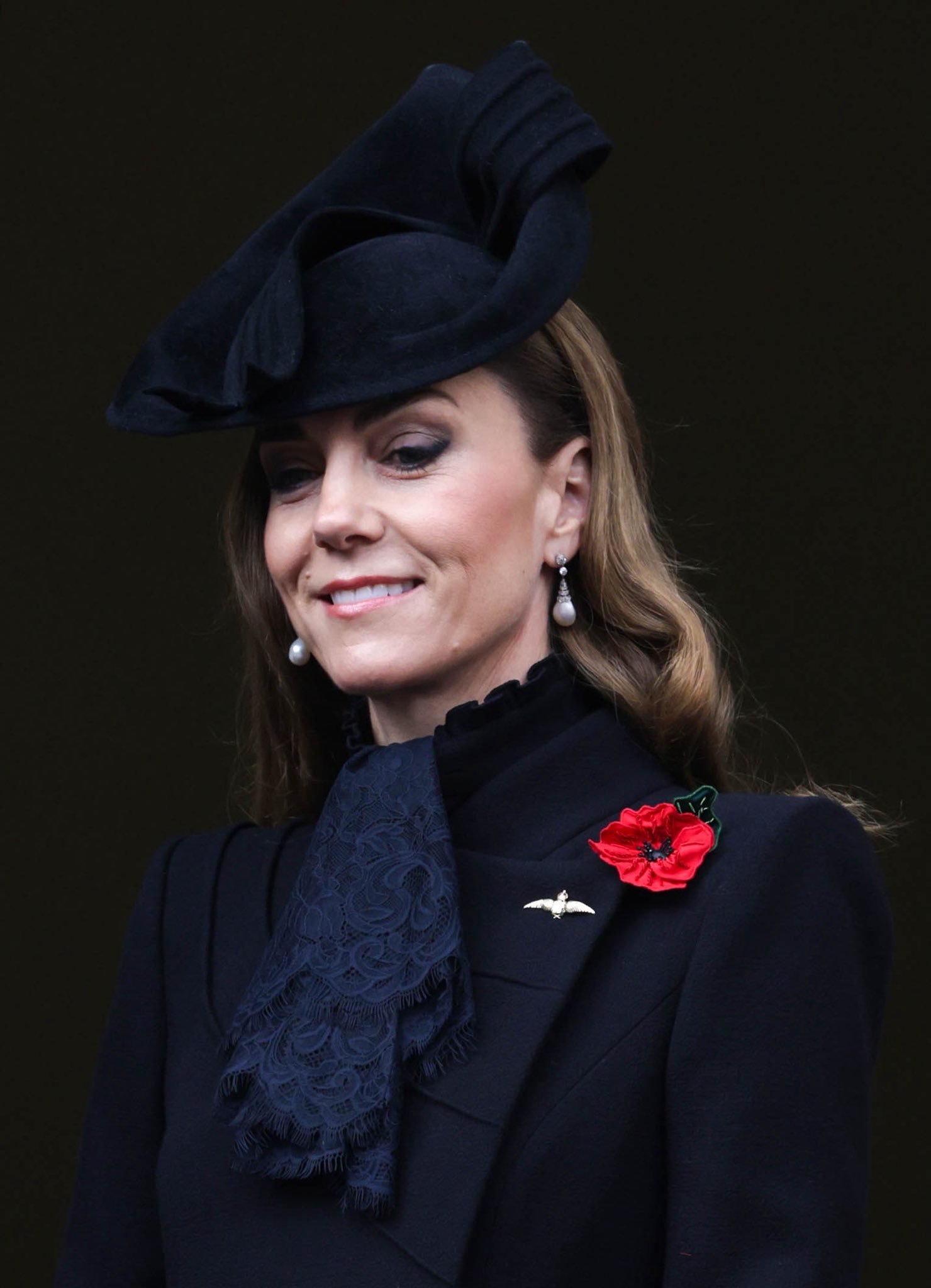 今年格外有意义的Poppy胸针~8日晚的纪念音乐会以及9日的纪念日活动，凯特均是