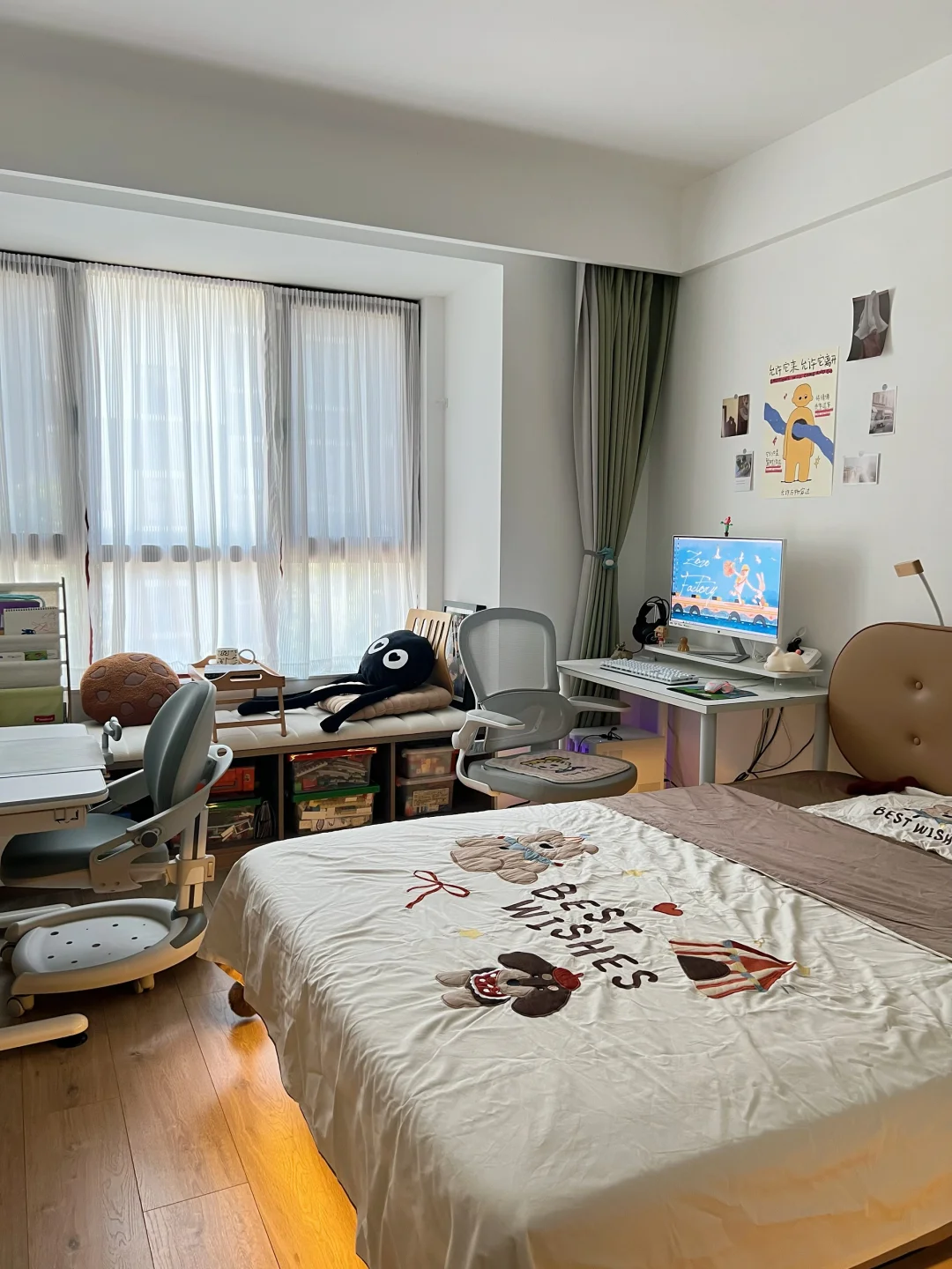 不做刻板儿童房！我家男孩的卧室也太好宅了✨