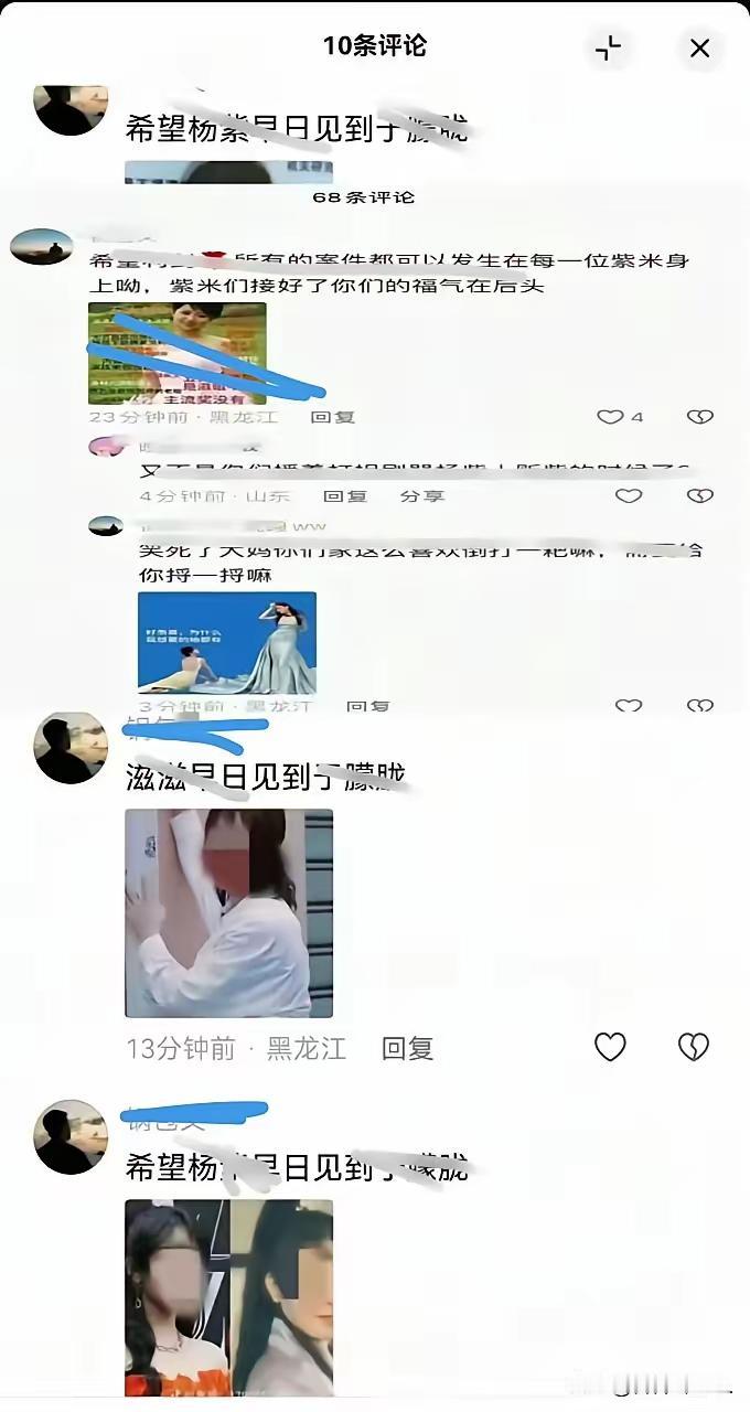 太狠毒了！刚刷到实在想不通为什么会连累到杨紫还说这么狠的话太过分了