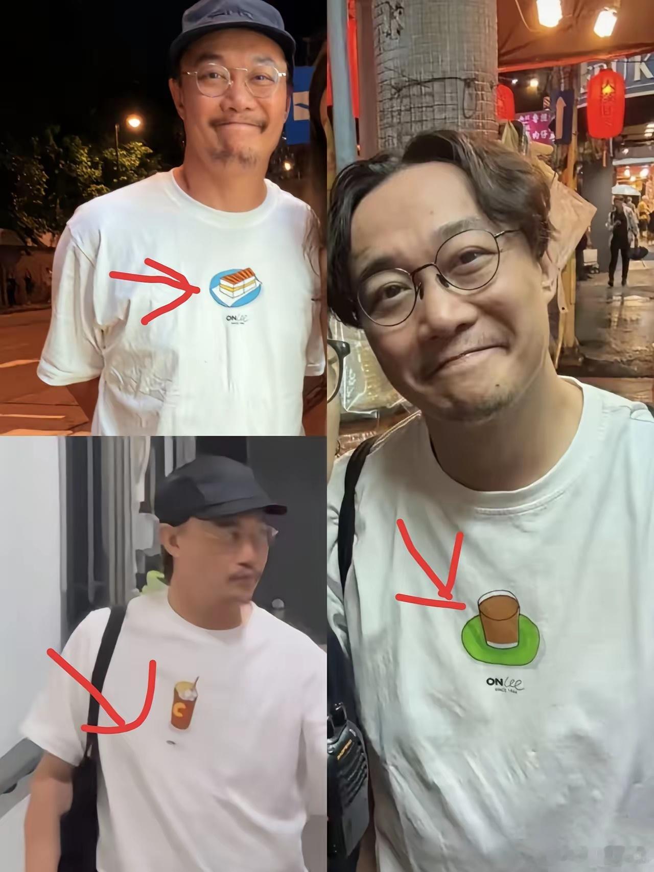 发现没出现在谭咏麟演唱会上的陈奕迅有一个特别明显的缺点，那就是太把“吃”当回事了，连衣服都不放过。​