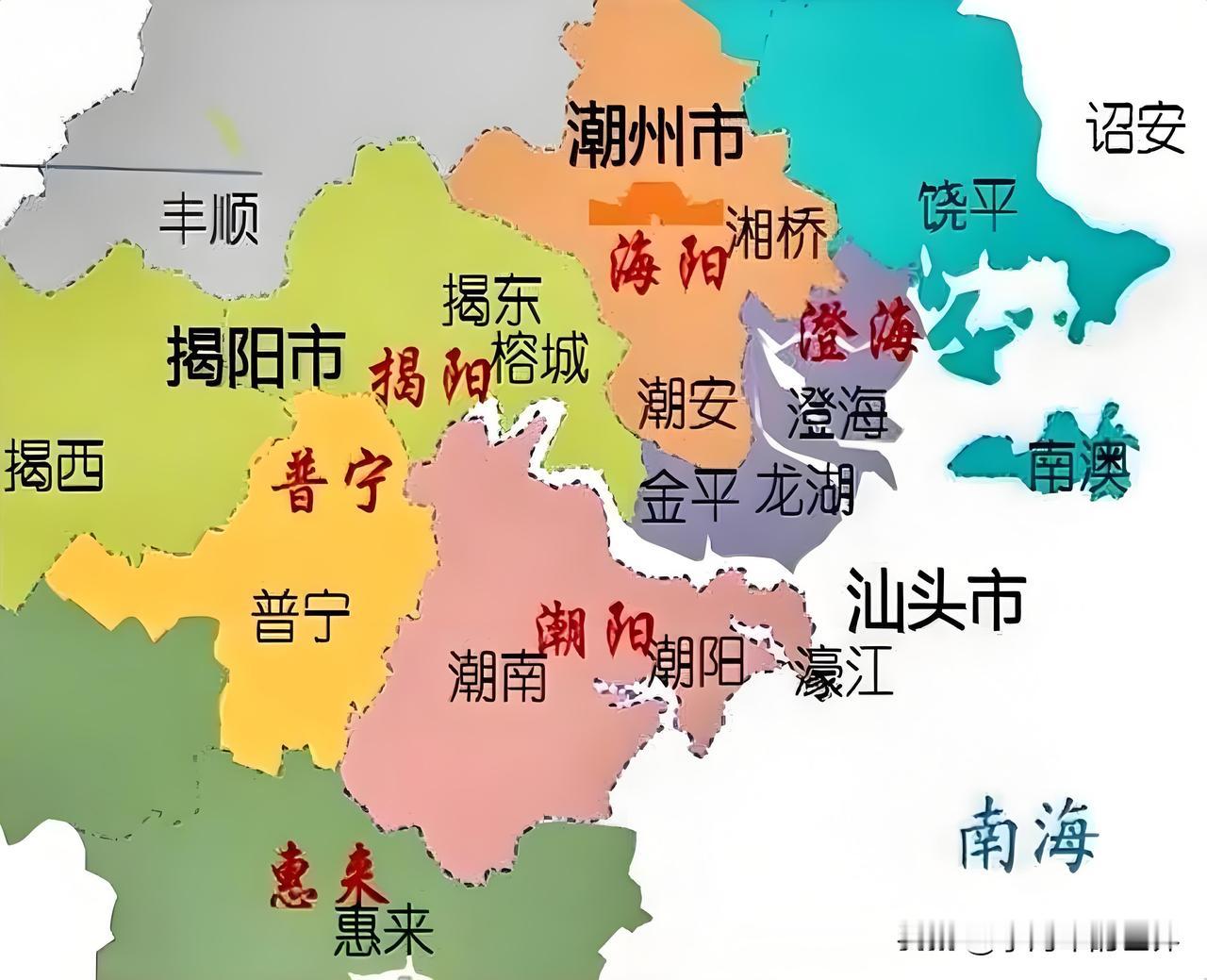 想不到吧，在大家印象中颇为富裕的潮汕地区，其人均GDP和可支配收入竟都低于全国平