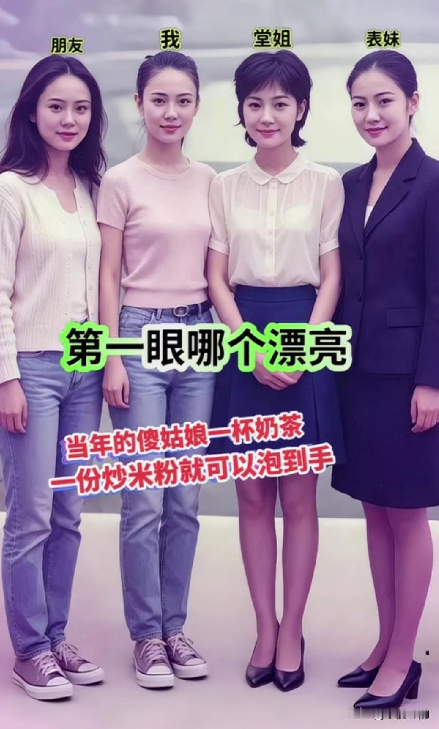 我们四姐妹，哪一个最漂亮？