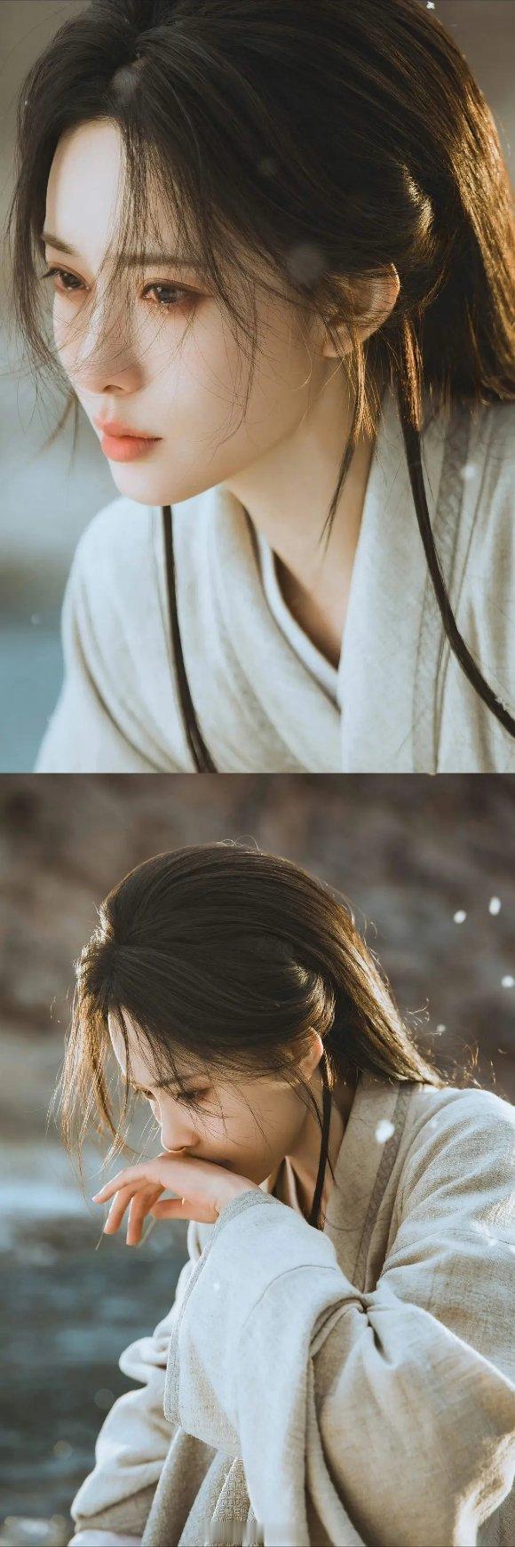 虽然孟子义没那么适合沈妙，但她这部剧状态真的还不错妆容也比较偏淡