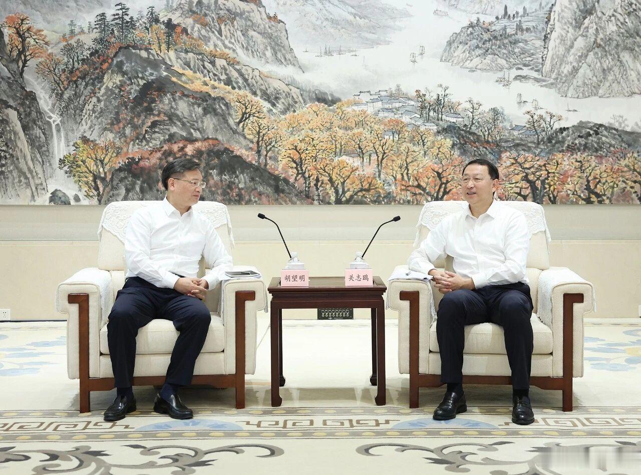 湖北又要起飞了吗？一把手亲自谈合作。7月16日，湖北省委书记关志鸥在武汉会见中国